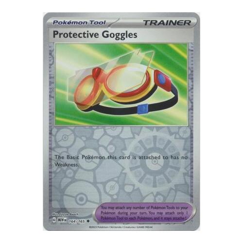 Protective Goggles 164/165 SV 151 Reverse Holo Uncommon Pokemon Card NEAR MINT TCG