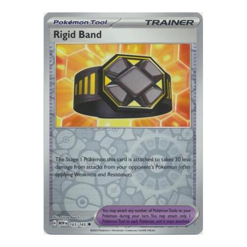 Rigid Band 165/165 SV 151 Reverse Holo Uncommon Pokemon Card NEAR MINT TCG