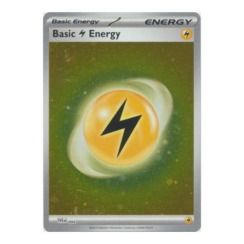 Lightning Energy 004 SV 151 Reverse Galaxy Holo Pokemon Card NEAR MINT TCG