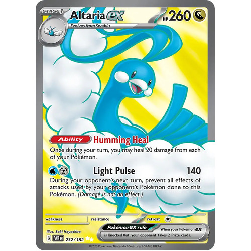 Altaria EX 232/182 SV Paradox Rift Full Art Secret Rare Pokemon Card NEAR MINT TCG