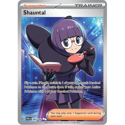 Shauntal 243/182 SV Paradox Rift Full Art Secret Rare Pokemon Card NEAR MINT TCG