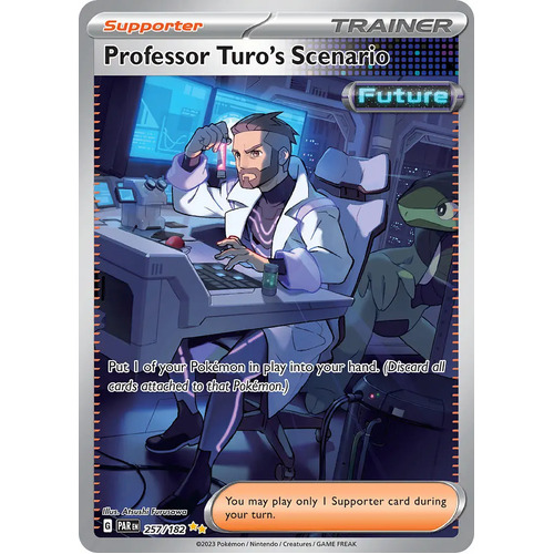 Professor Turo's Scenario 257/182 SV Paradox Rift Special Illustration Rare Pokemon Card NEAR MINT TCG