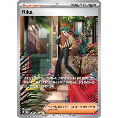 Rika 258/182 SV Paradox Rift Special Illustration Rare Pokemon Card NEAR MINT TCG