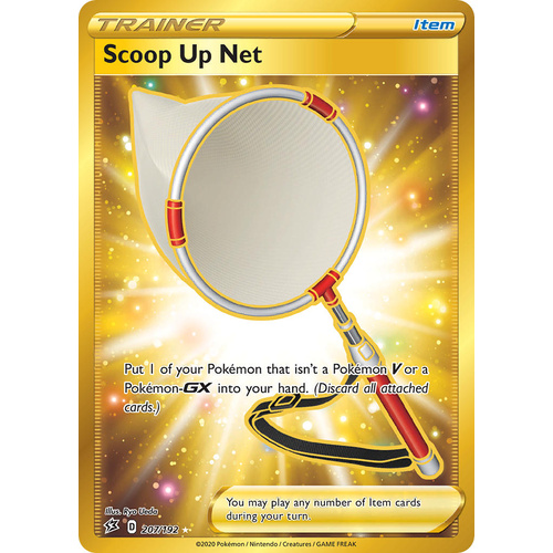 Scoop Up Net 207/192 SWSH Rebel Clash Holo Secret Rare Full Art Pokemon Card NEAR MINT TCG