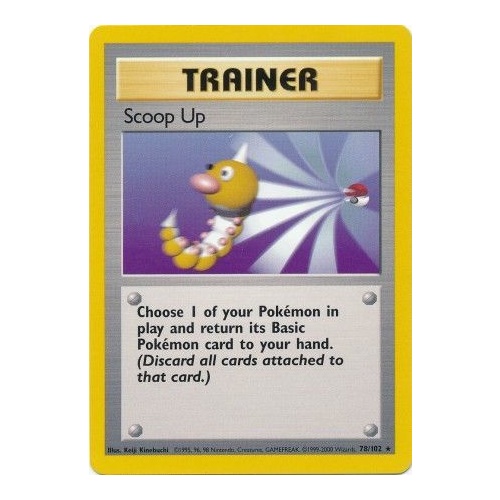 Scoop up 78/102 Base Set Unlimited Rare Trainer Pokemon Card NEAR MINT TCG