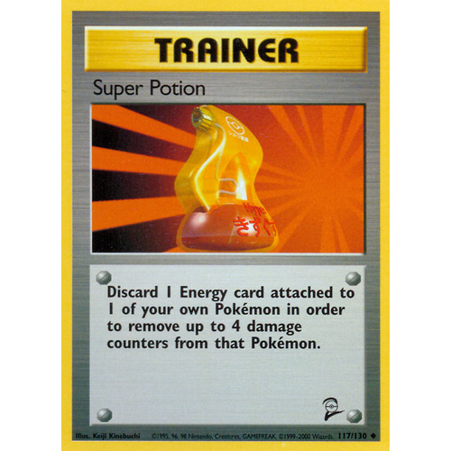 Super Potion 117/130 Base Set 2 Uncommon Trainer Pokemon Card NEAR MINT TCG