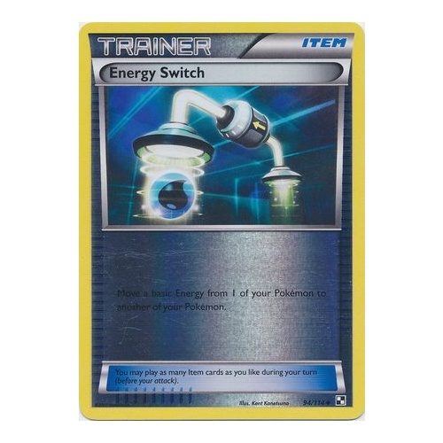 Energy Switch Uncommon Reverse Holo Pokemon Card BW Base 94//114