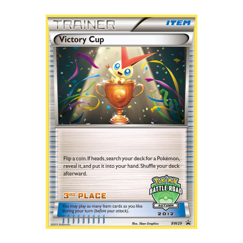 Victory Cup 3rd Place BW29 BW Black Star Promo Pokemon Card NEAR MINT TCG