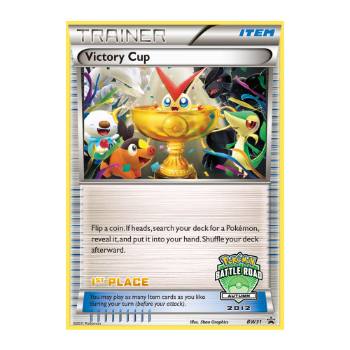Victory Cup 1st Place BW31 BW Black Star Promo Pokemon Card NEAR MINT TCG