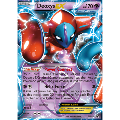 Deoxys EX BW82 BW Black Star Promo Pokemon Card NEAR MINT TCG