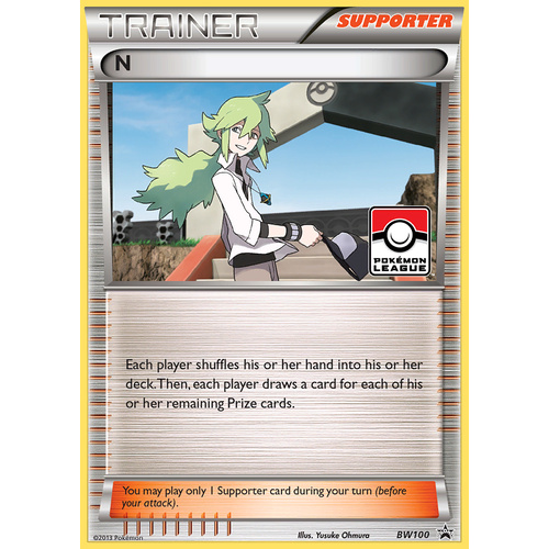 N BW100 BW Black Star Promo Pokemon Card NEAR MINT TCG