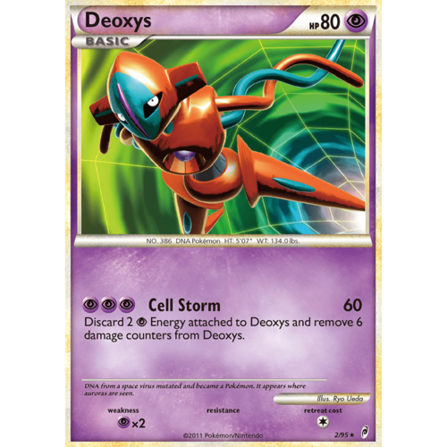 Deoxys 2/95 Call of Legends Holo Rare Pokemon Card NEAR MINT TCG