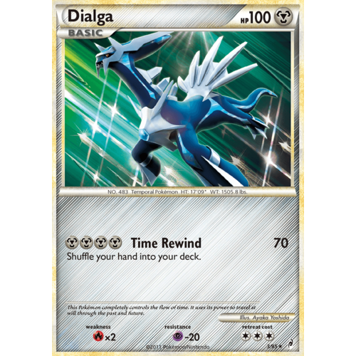 Dialga 3/95 Call of Legends Holo Rare Pokemon Card NEAR MINT TCG