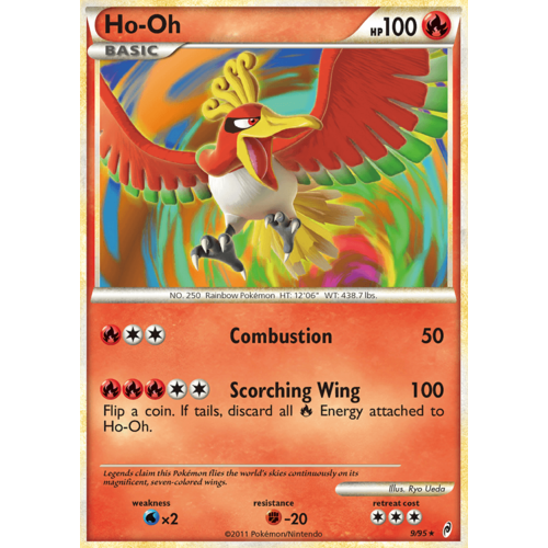 Ho-Oh 9/95 Call of Legends Holo Rare Pokemon Card NEAR MINT TCG