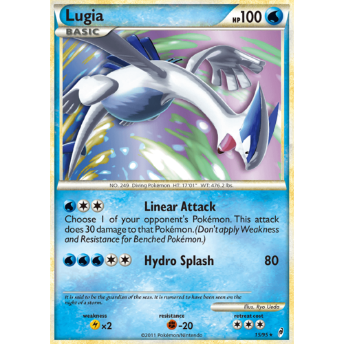 Lugia 15/95 Call of Legends Holo Rare Pokemon Card NEAR MINT TCG