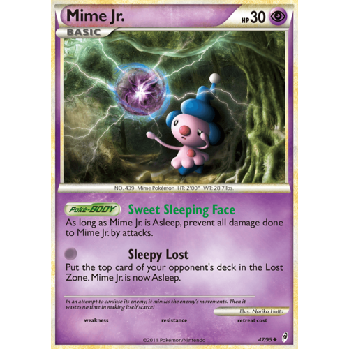 Mime Jr. 47/95 Call of Legends Uncommon Pokemon Card NEAR MINT TCG