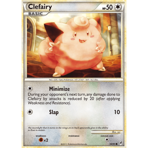 Clefairy 54/95 Call of Legends Common Pokemon Card NEAR MINT TCG