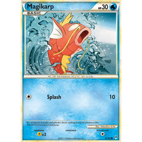 Magikarp 61/95 Call of Legends Common Pokemon Card NEAR MINT TCG