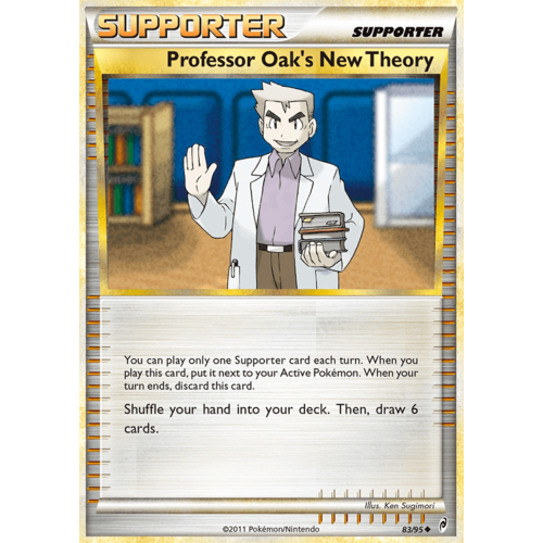 Professor Oak's New Theory 83/95 Call of Legends Uncommon Trainer Pokemon Card NEAR MINT TCG