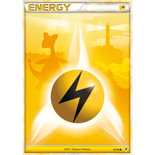 Lightning Energy 91/95 Call of Legends Holo Common Pokemon Card NEAR MINT TCG
