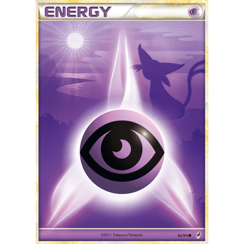 Psychic Energy 92/95 Call of Legends Holo Common Pokemon Card NEAR MINT TCG