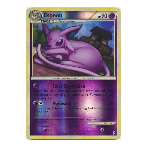 Espeon 4/95 Call of Legends Reverse Holo Rare Pokemon Card NEAR MINT TCG