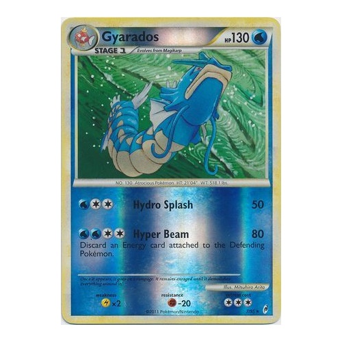 Gyarados 7/95 Call of Legends Reverse Holo Rare Pokemon Card NEAR MINT TCG