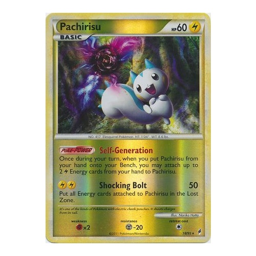 Pachirisu 18/95 Call of Legends Reverse Holo Rare Pokemon Card NEAR MINT TCG