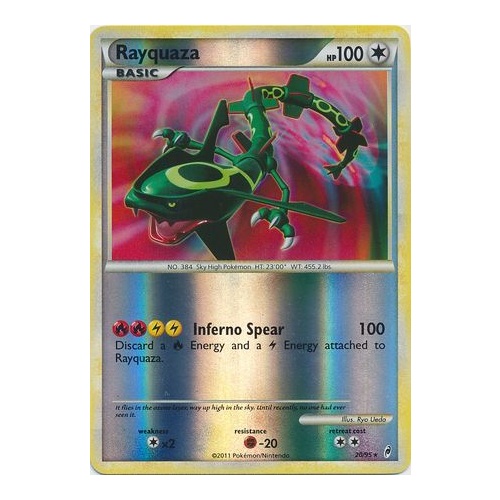 Rayquaza 20/95 Call of Legends Reverse Holo Rare Pokemon Card NEAR MINT TCG