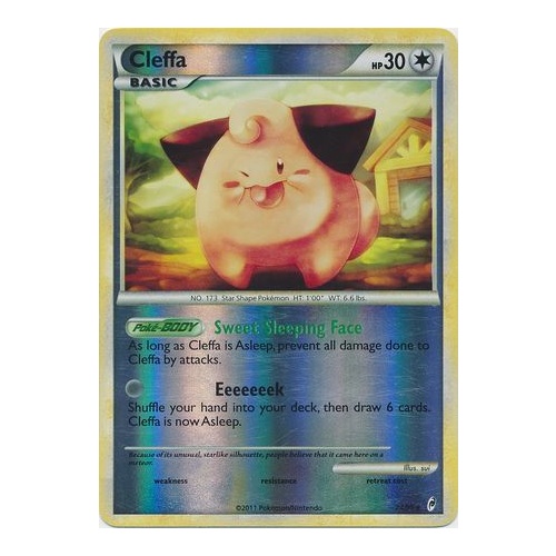 Cleffa 24/95 Call of Legends Reverse Holo Rare Pokemon Card NEAR MINT TCG