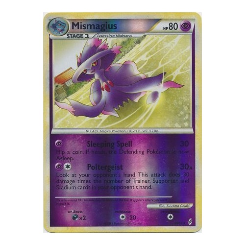 Mismagius 28/95 Call of Legends Reverse Holo Rare Pokemon Card NEAR MINT TCG