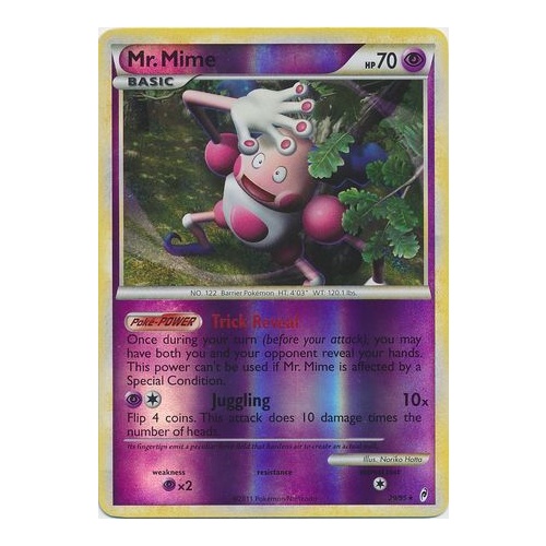 Mr. Mime 29/95 Call of Legends Reverse Holo Rare Pokemon Card NEAR MINT TCG