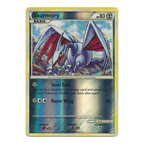 Skarmory 31/95 Call of Legends Reverse Holo Rare Pokemon Card NEAR MINT TCG