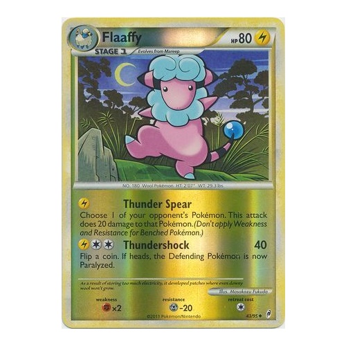 Flaaffy 43/95 Call of Legends Reverse Holo Uncommon Pokemon Card NEAR MINT TCG