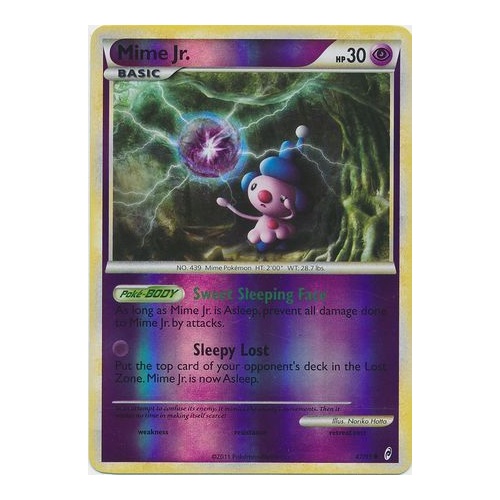 Mime Jr. 47/95 Call of Legends Reverse Holo Uncommon Pokemon Card NEAR MINT TCG