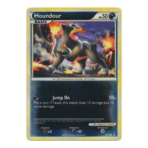 Houndour 59/95 Call of Legends Reverse Holo Common Pokemon Card NEAR MINT TCG