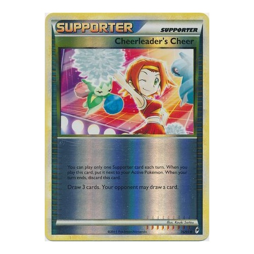 Cheerleader's Cheer 76/95 Call of Legends Reverse Holo Uncommon Trainer Pokemon Card NEAR MINT TCG