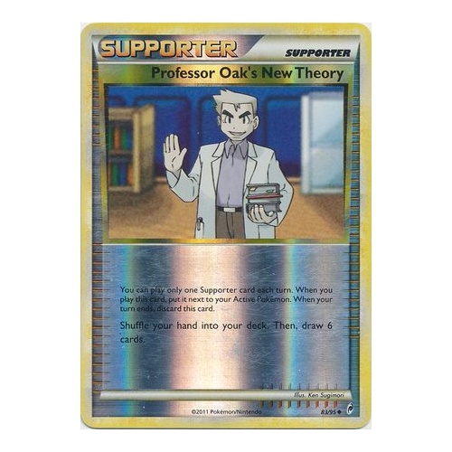 Professor Oak's New Theory 83/95 Call of Legends Reverse Holo Uncommon Trainer Pokemon Card NEAR MINT TCG
