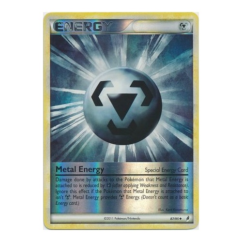 Metal Energy 87/95 Call of Legends Reverse Holo Uncommon Pokemon Card NEAR MINT TCG