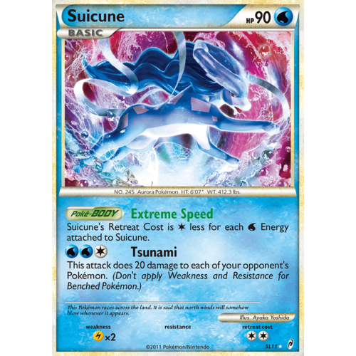Suicune SL11 Call of Legends Holo Ultra Rare Pokemon Card NEAR MINT TCG