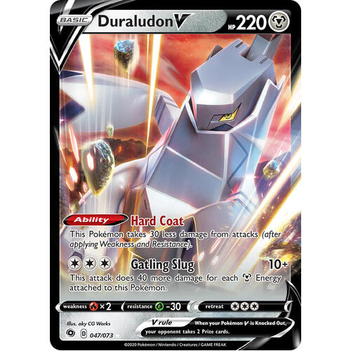 Duraludon V 47/73 SWSH Champion's Path Holo Ultra Rare Pokemon Card NEAR MINT TCG