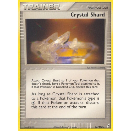 Crystal Shard 76/100 EX Crystal Guardians Uncommon Trainer Pokemon Card NEAR MINT TCG