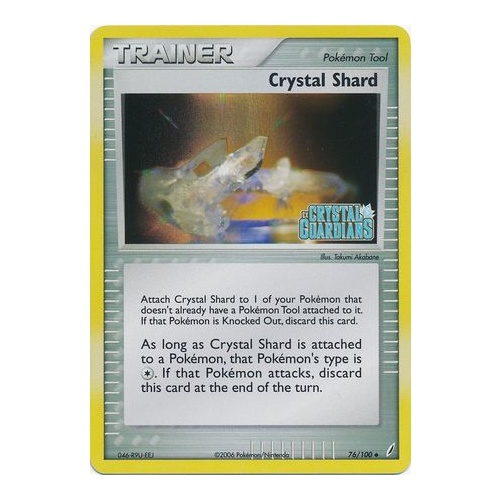 Crystal Shard 76/100 EX Crystal Guardians Reverse Holo Uncommon Trainer Pokemon Card NEAR MINT TCG