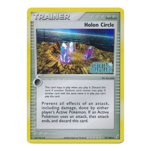 Holon Circle 79/100 EX Crystal Guardians Reverse Holo Uncommon Trainer Pokemon Card NEAR MINT TCG