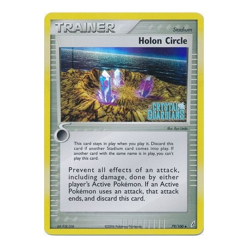 Holon Circle 79/100 EX Crystal Guardians Reverse Holo Uncommon Trainer Pokemon Card NEAR MINT TCG