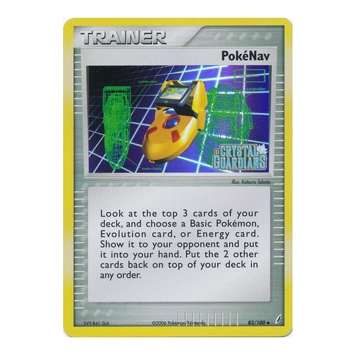 PokeNav 83/100 EX Crystal Guardians Reverse Holo Uncommon Trainer Pokemon Card NEAR MINT TCG
