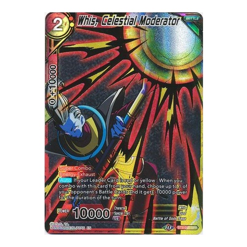 Whis, Celestial Moderator BT9-096 Universal Onslaught Special Rare Dragon Ball Super TCG Card NEAR MINT