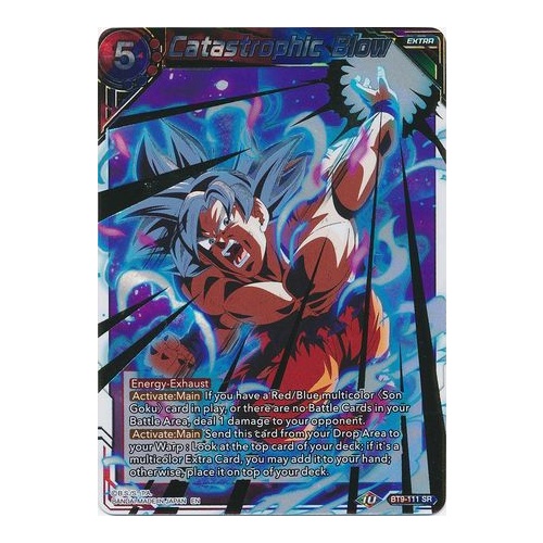 Catastrophic Blow BT9-111 Universal Onslaught Super Rare Dragon Ball Super TCG Card NEAR MINT