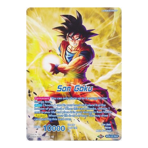 Son Goku BT9-127 Universal Onslaught Reboot Leader Rare Dragon Ball Super TCG Card NEAR MINT