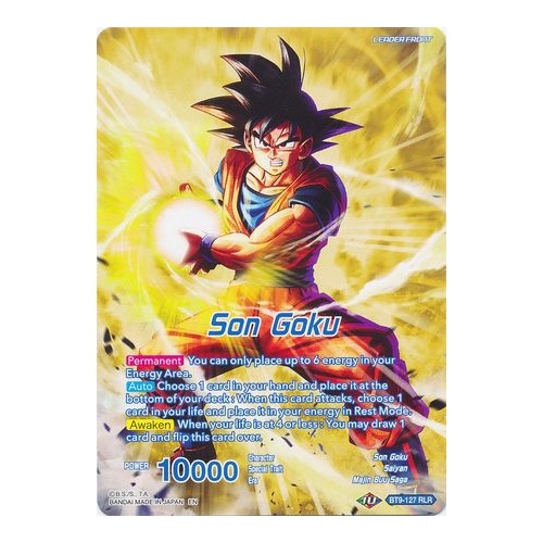 Son Goku BT9-127 Universal Onslaught Reboot Leader Rare Dragon Ball Super TCG Card NEAR MINT